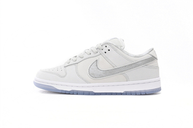 Women's Dunk Low White Shoes 0250